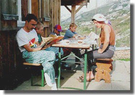 1997 Liderner «Einklettern», abendsonne....